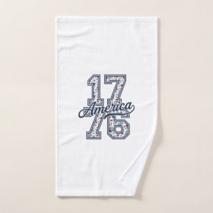 Conception de vecteur vintage patriotique floral a