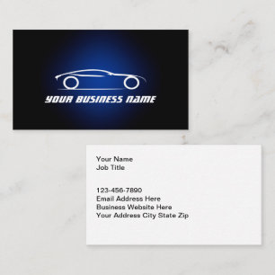 Conception des Cartes de visite automobiles les pl