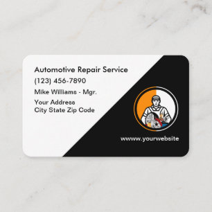 Conception des Cartes de visite automobiles les pl