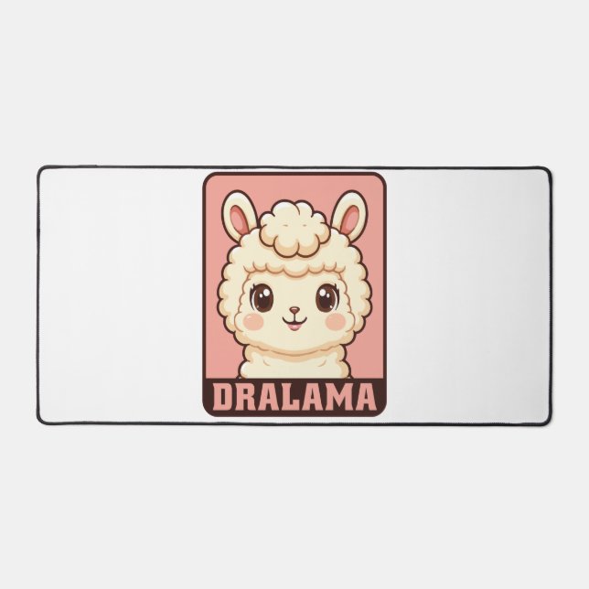 Conception d'illustration de lama mignon (Recto)