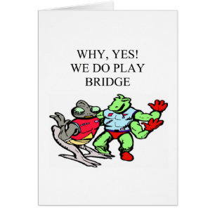 conception drôle de joueur de pont