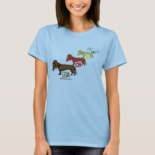 Conception drôle de T-shirt de teckel