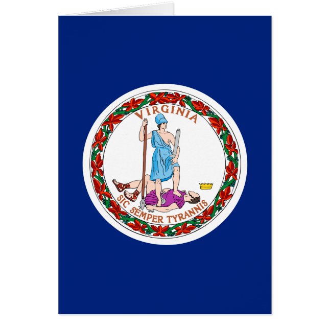 Conception du drapeau de l'État de Virginie (Devant)