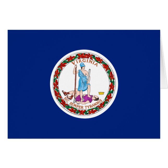 Conception du drapeau de l'État de Virginie (Devant horizontal)