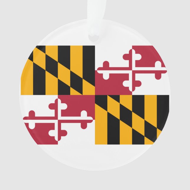 Conception du drapeau de l'État du Maryland (devant)
