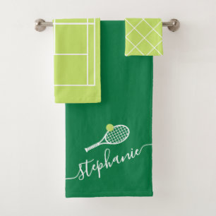 Conception du joueur de tennis Vert personnalisé