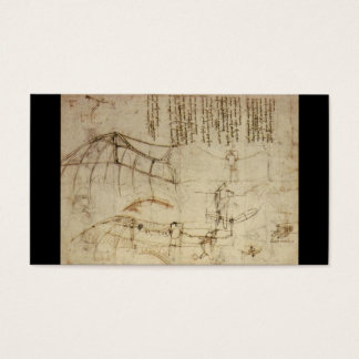 Conception d'une machine volante par Leonardo Da V