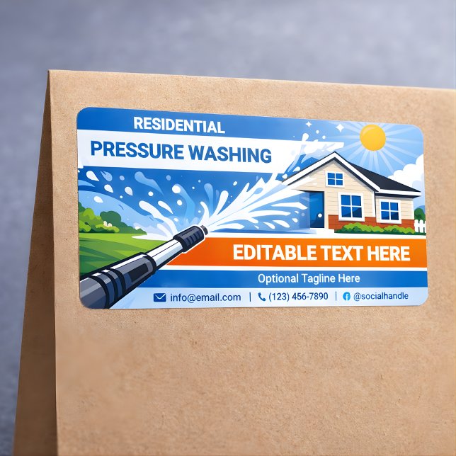 Conception élégante de lavage sous pression réside (Créateur téléchargé)