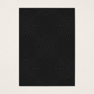 Conception élégante et noire de spirales