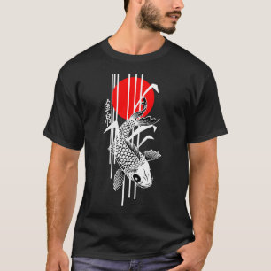 Conception en bambou - T-shirt des poissons 4 de