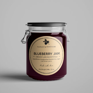 Conception Étiquette d'emballage de confiture de b