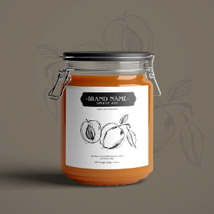 Conception Étiquette d'emballage de la jam d'abric