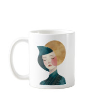 Conception Féminine Abstraite - Lady In Blue Mug