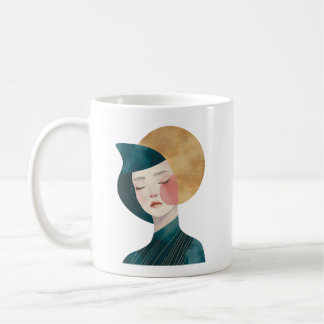Conception Féminine Abstraite - Lady In Blue Mug