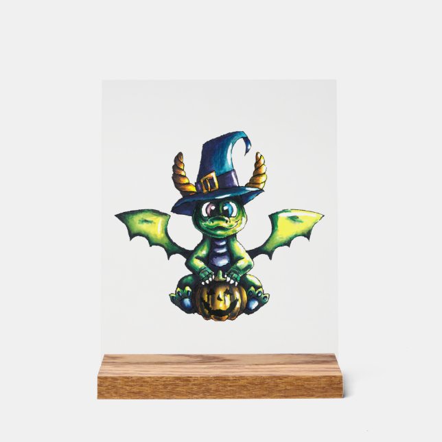 Conception magique du dragon d'Halloween (Recto)