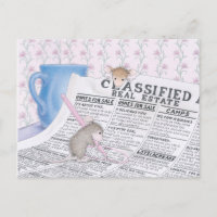 Conception Maison-Souris® Carte Postale