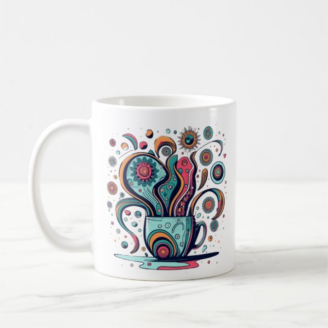 Conception motif café Mug (Gauche)