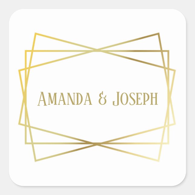 Conception moyenne - Sticker Carré (Devant)