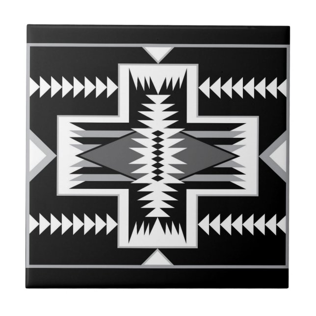 Conception Navajo - 3 Carreaux en céramique (Devant)