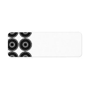 Conception noire de motif de dentelle. Coutume