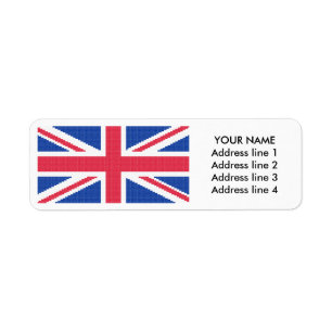 Conception originale Union Jack de point de croix
