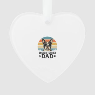 Conception Papa Boston Terrier Amant de Chien Vint