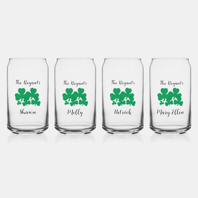 Conception personnalisée de la famille St Patrick (Recto)