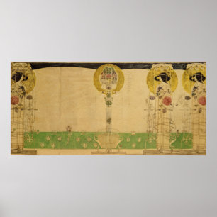 Conception préliminaire pour la décoration murale