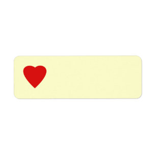 Conception rouge et crème de coeur d'amour