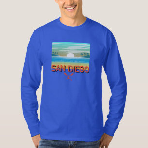 Conception San Diego - T-shirt simple à manches lo