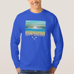 Conception San Diego - T-shirt simple à manches lo