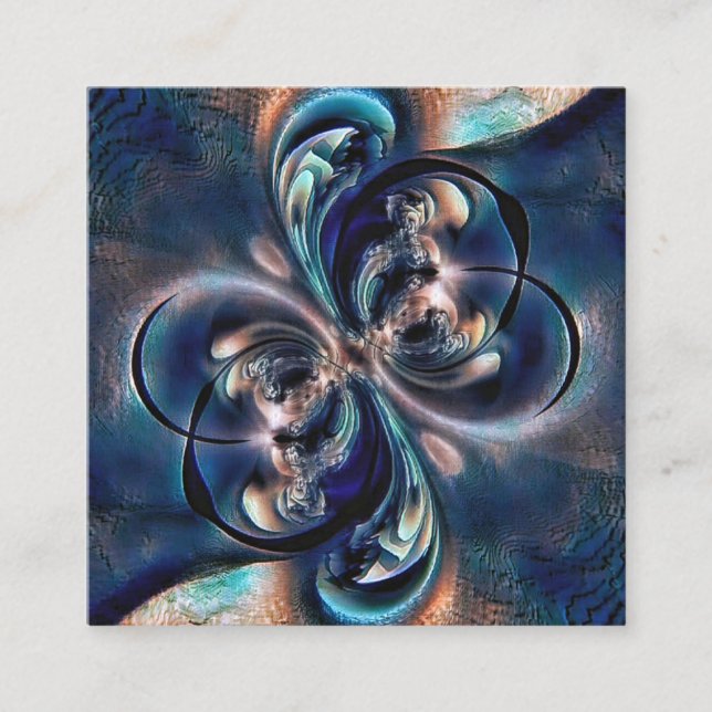 Conception  square business card (Front)