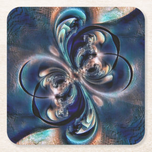 Conception  square paper coaster