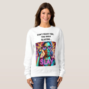 Conception Sweatshirt Trop Occupée.