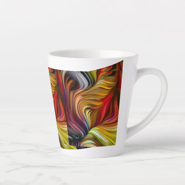 Conception unique en latte | Mug de café personnal (Droite)