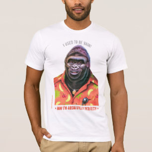 Conception vaine de gorille de T-shirt
