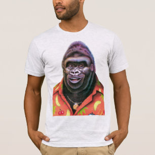Conception vaine géante de gorille de T-shirt
