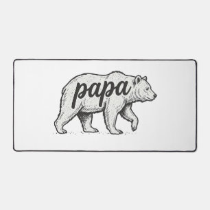 Conception vectorielle de gravure vintage Papa Bea