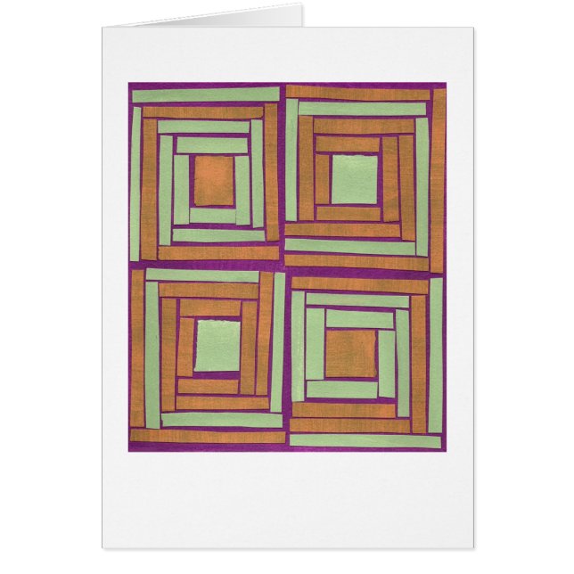 Conception verte orange de carrés (Devant)