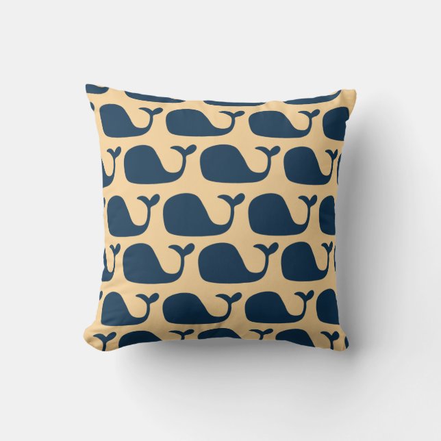 Conceptions bleues nautiques de CBendel de coussin (Recto)