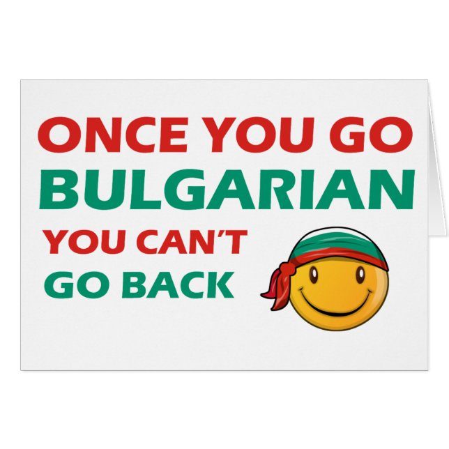 Conceptions de Bulgare (Devant horizontal)