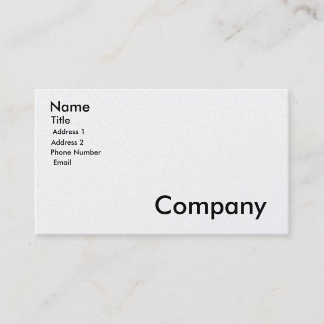 Conceptions de carte de visite (Devant)
