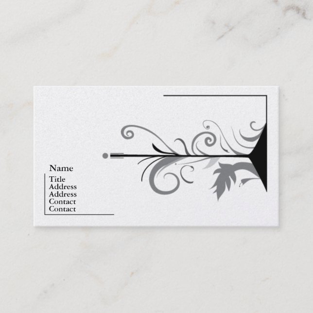 Conceptions de carte de visite grises se sentantes (Devant)