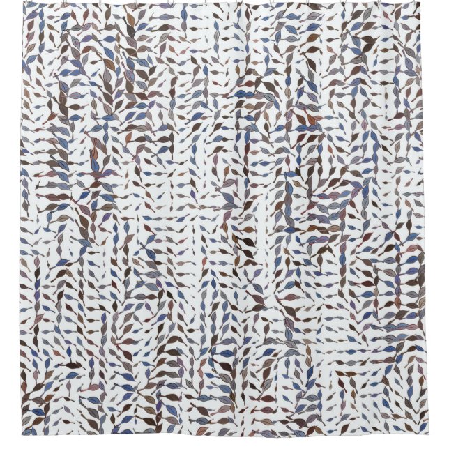 Conceptual background leaves drawing pattern. Styl (Front)