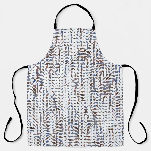 Conceptual background leaves drawing pattern. Styl Apron (Front)