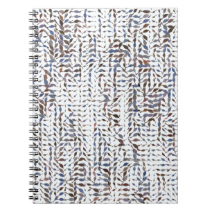 Conceptual background leaves drawing pattern. Styl Notebook