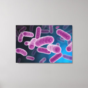 Conceptual Image Of Bacteria 3 Canvas Print