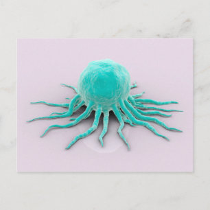 Conceptual Image Of Cancer Virus 2 Postcard