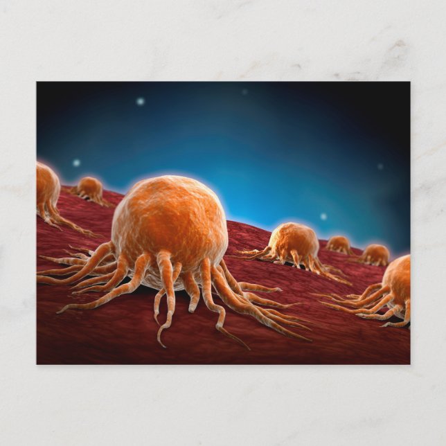 Conceptual Image Of Cancer Virus 3 Postcard (Front)