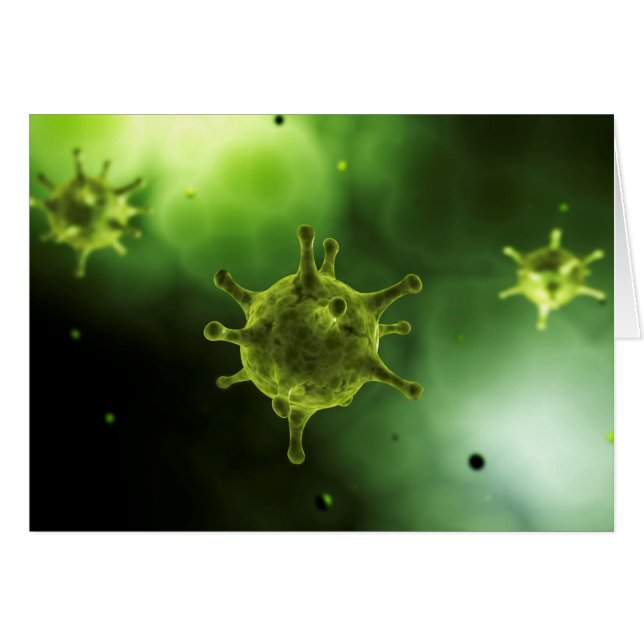 Conceptual Image Of Common Virus (Front Horizontal)